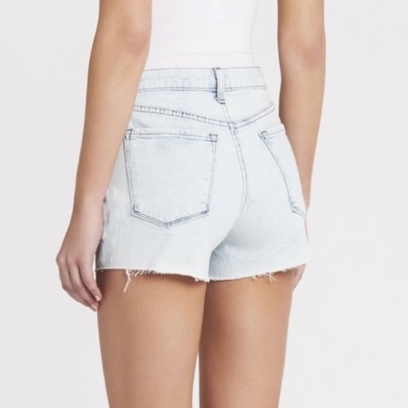 Gracie High-Rise Denim Shorts 